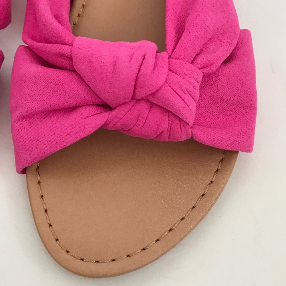 JUSTFAB Pink Sandals Slip On Slide Sandals Women’s Size 8.5 - Picture 3 of 16